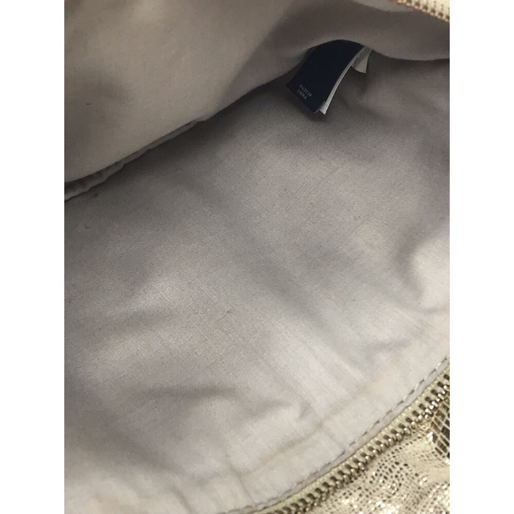 GAP Metallic Gold Clutch Bag Purse Evening - Picture 6 of 8